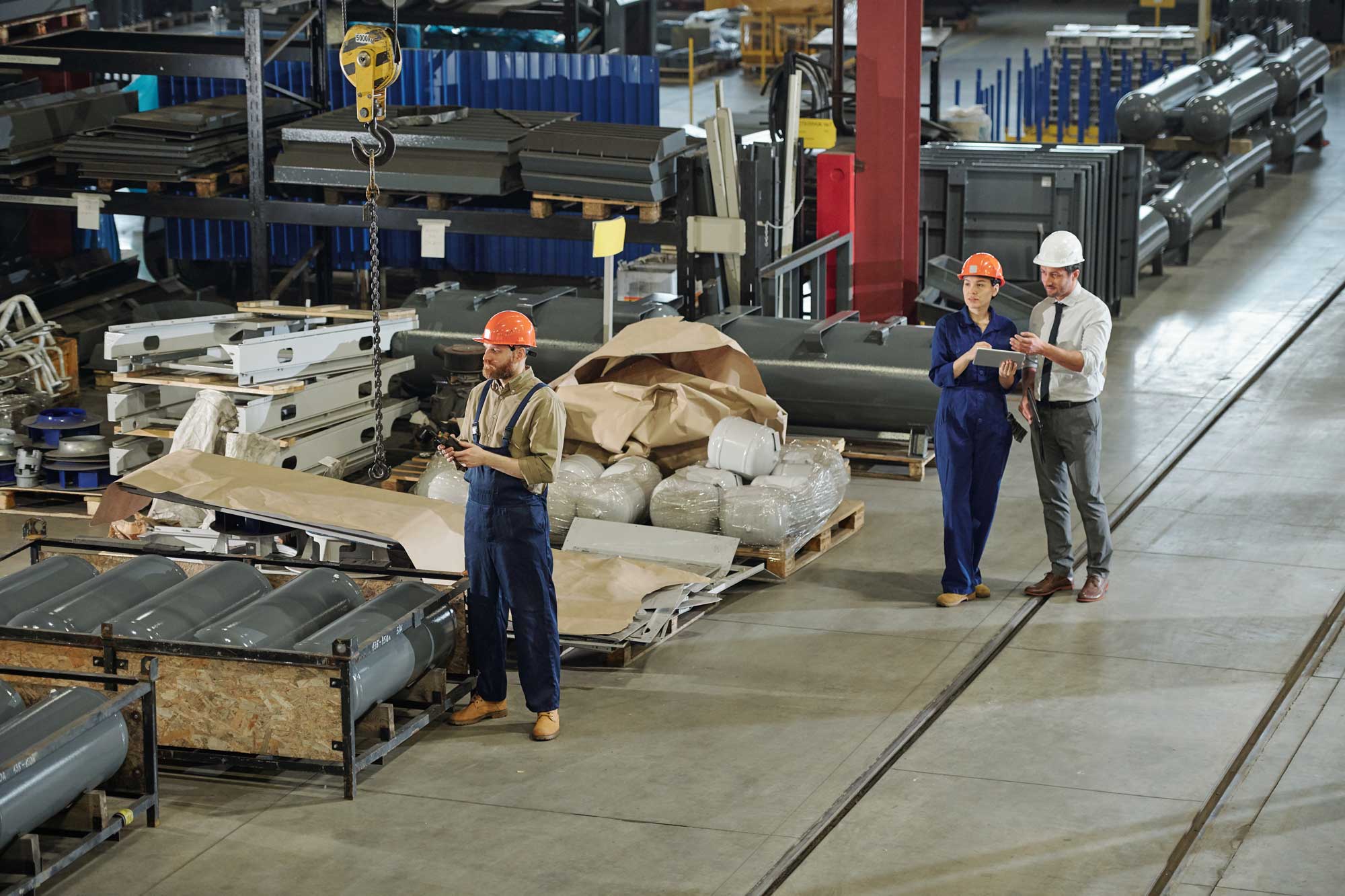 working-at-factory-warehouse Raw material picture